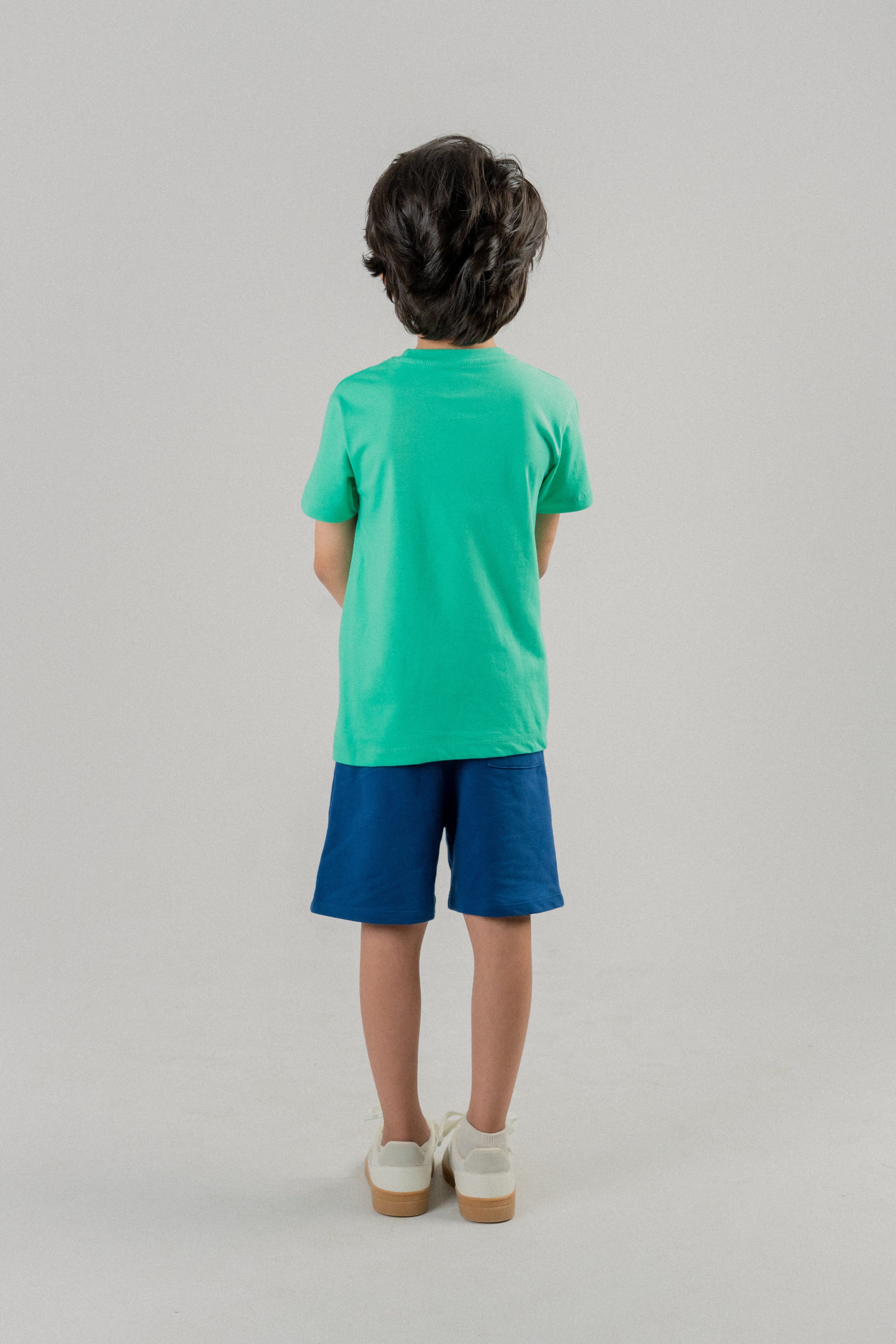 Boys Football Graphic T-Shirt – Green