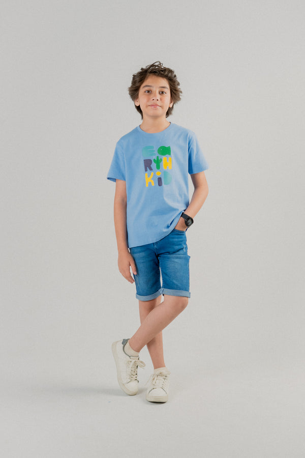 Modern Junior Boys T-shirt – Gray Dawn