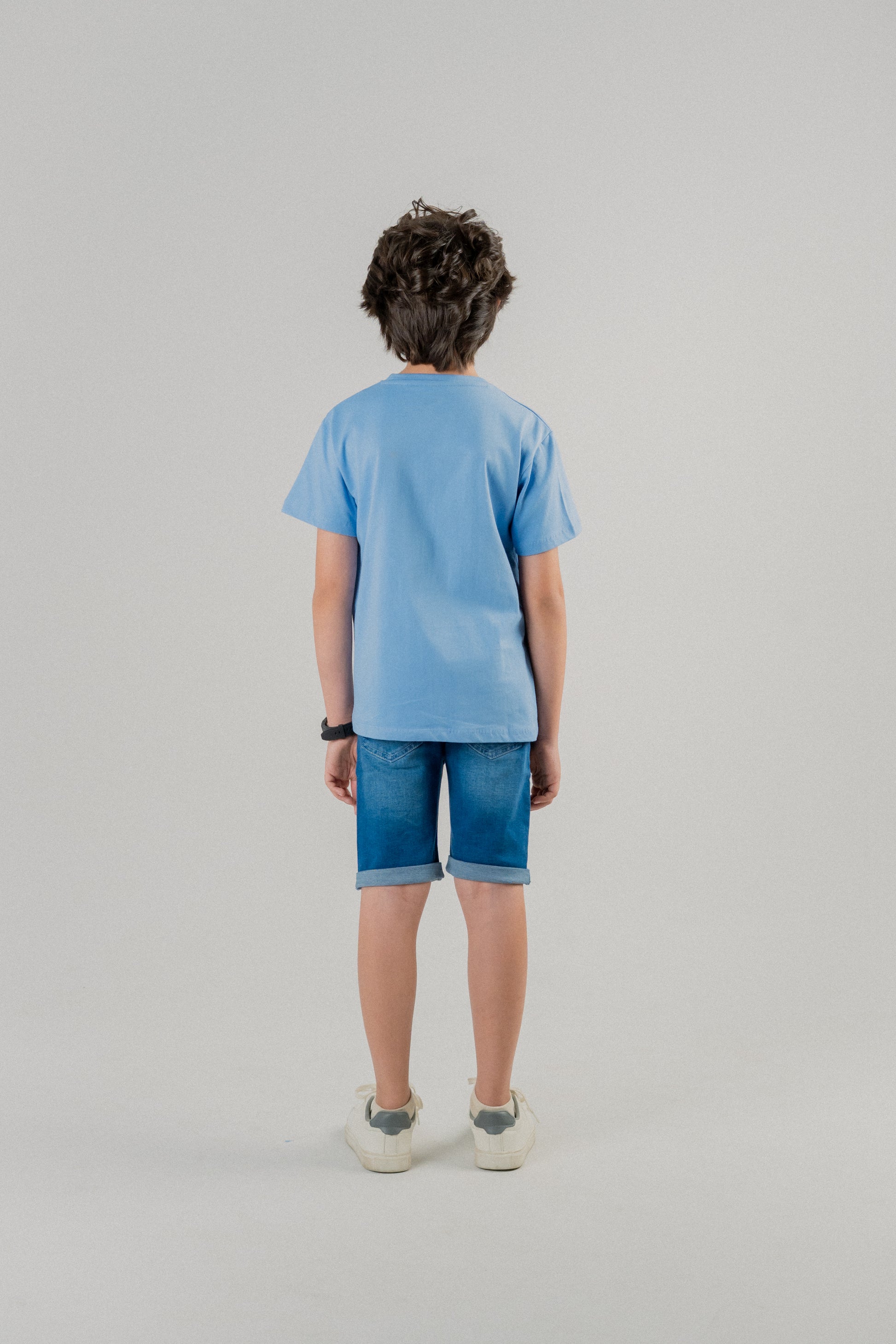 Modern Junior Boys T-shirt – Gray Dawn