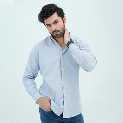 Men Basic Oxford Shirt - Tropical Blue