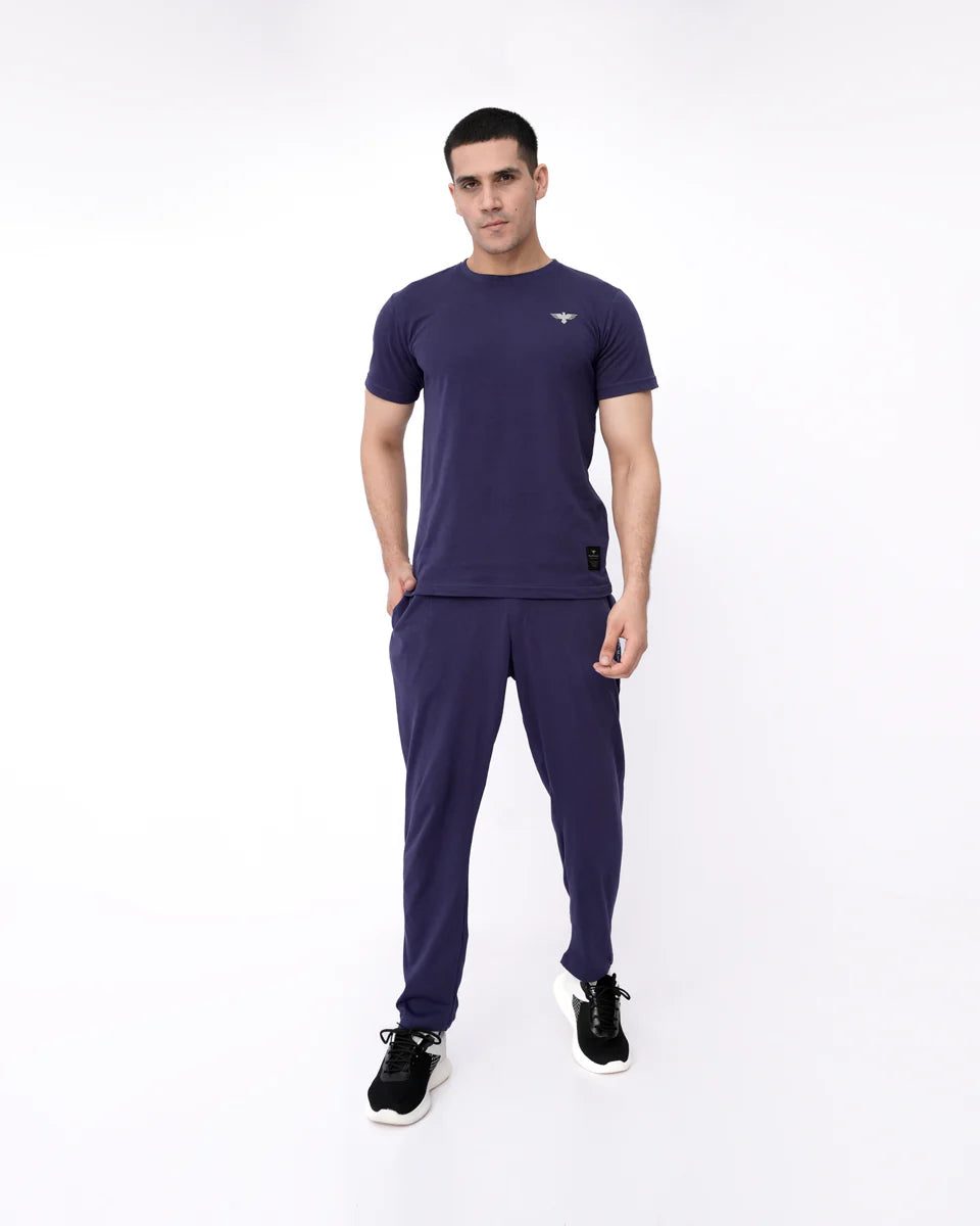 Men’s Comfort Solid Co-ord Set – Ocean Cavern