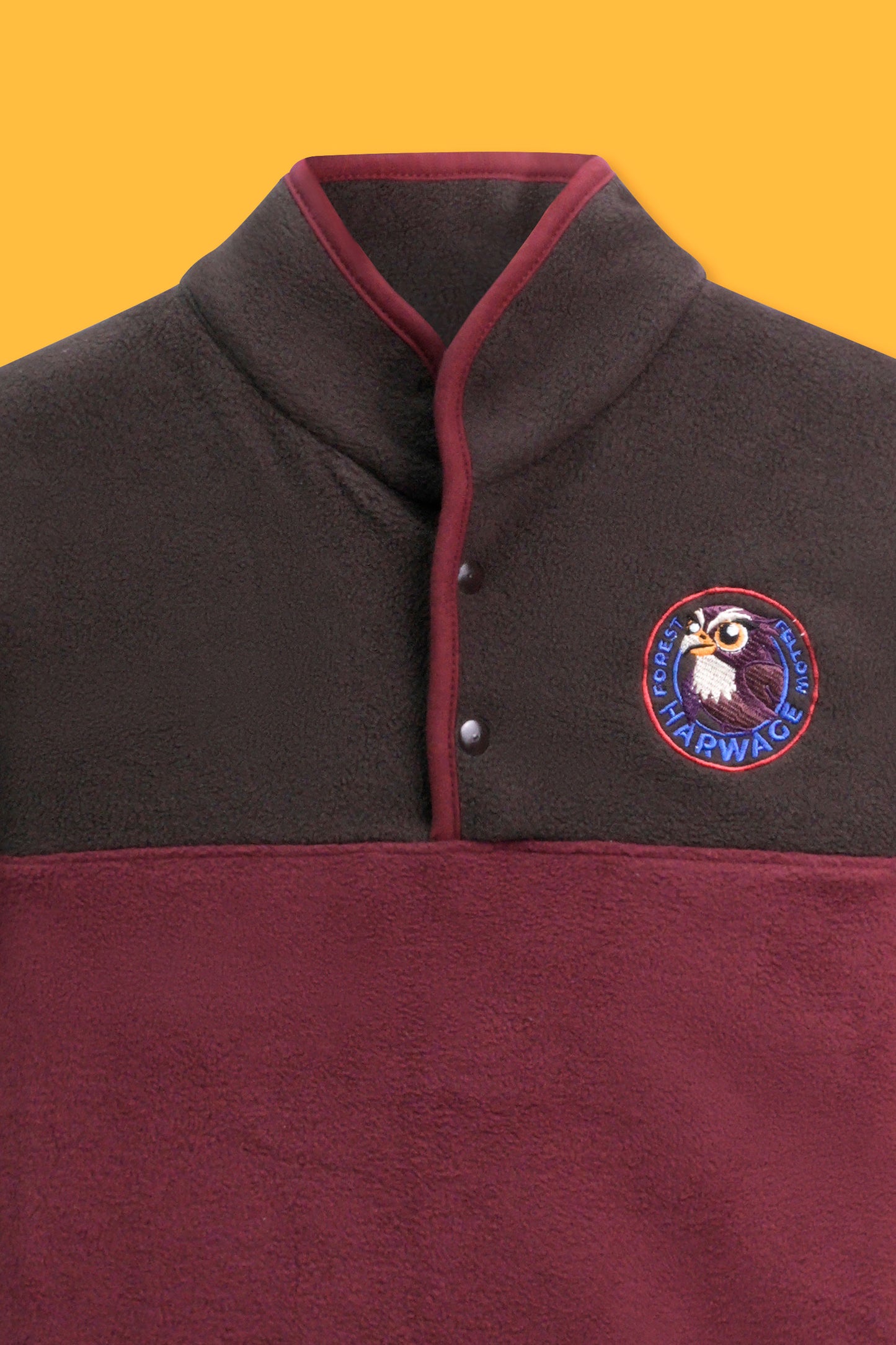 Little Boys Mock Neck Sweatshirt - Maroon