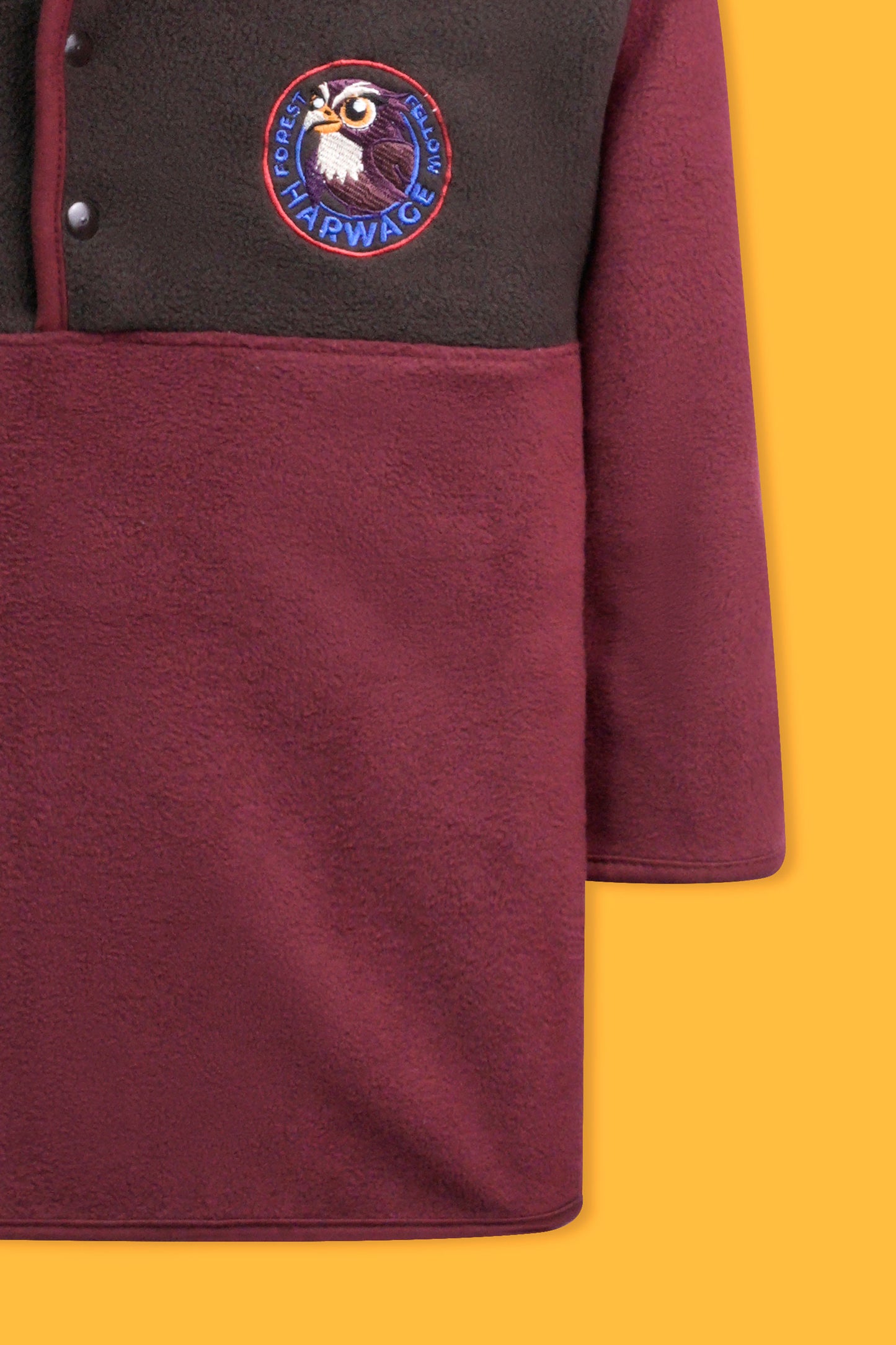 Little Boys Mock Neck Sweatshirt - Maroon