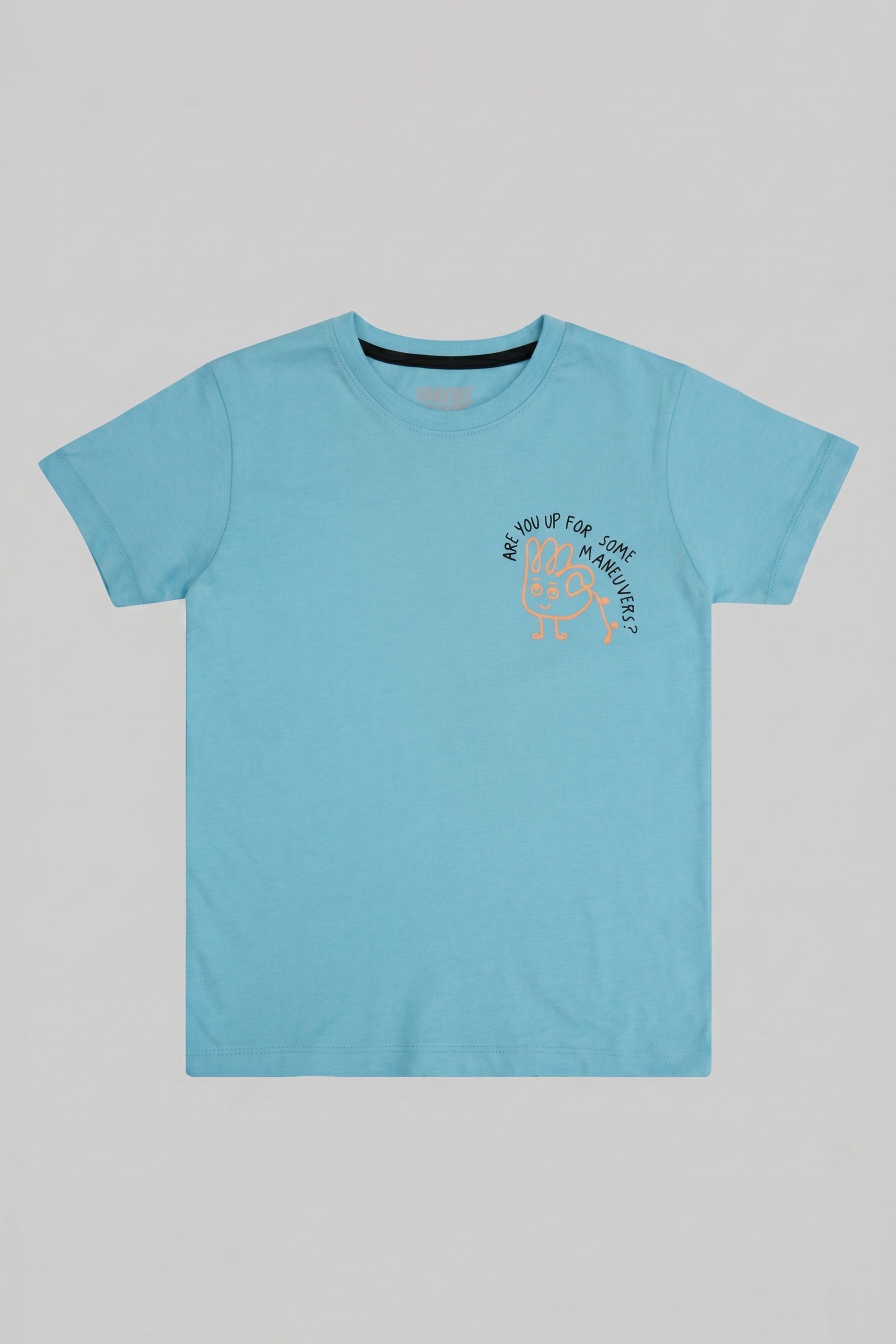 Little Kids Pack of Two T-Shirt – Yellow & SkyBlue