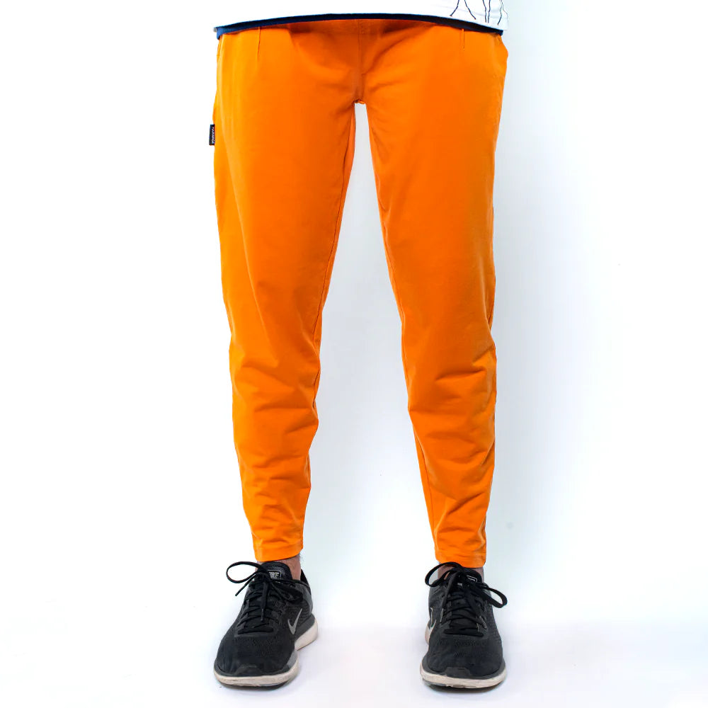 Tomato cream loose fit trousers