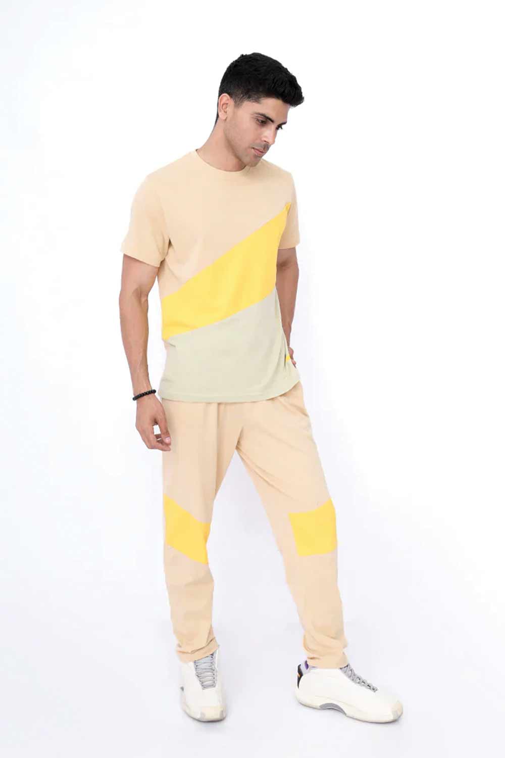 Two Piece Set Cut & Sew - Almond Buff