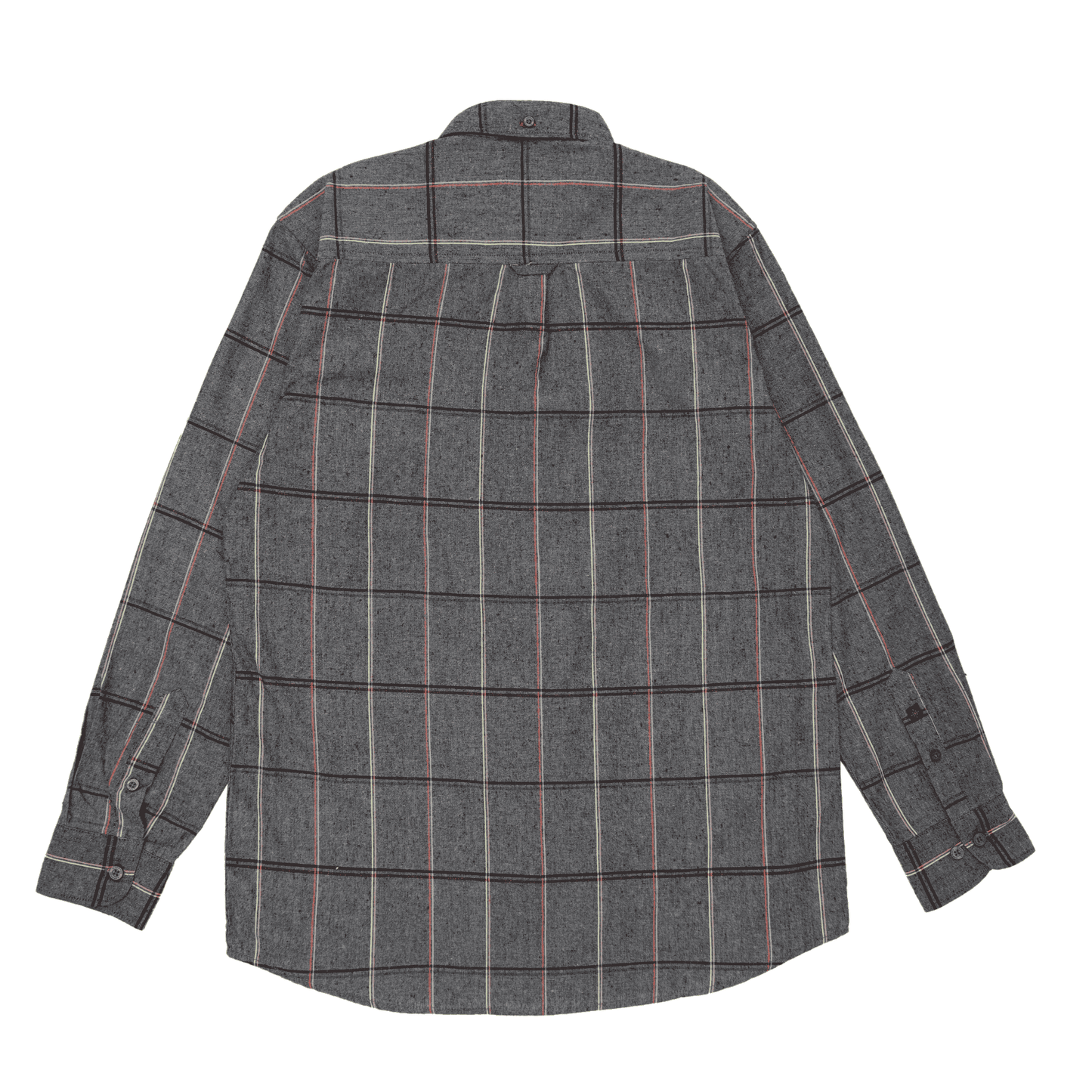 Men Grey Checkered Casual Shirt - Harwage