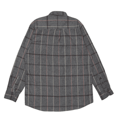 Men Grey Checkered Casual Shirt