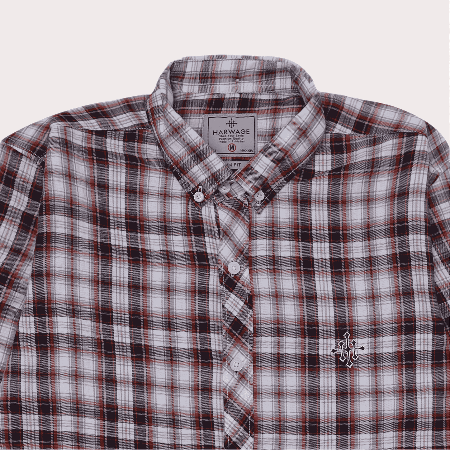Men Multi-Color Checkered Casual Shirt - Harwage