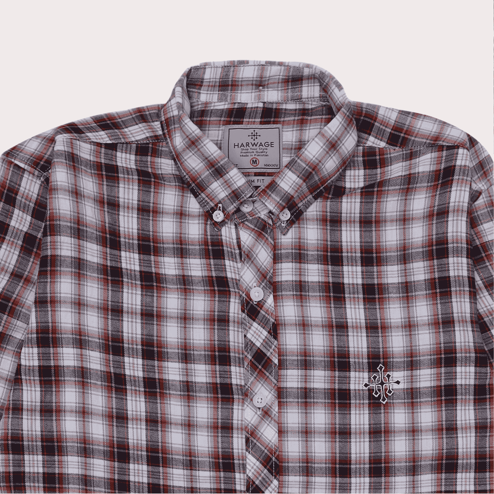 Men Multi-Color Checkered Casual Shirt - Harwage