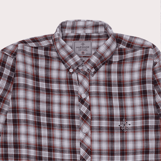 Men Multi-Color Checkered Casual Shirt - Harwage