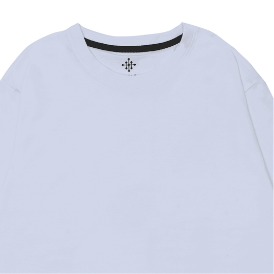 Men Full-Sleeve T-Shirt – White - Harwage