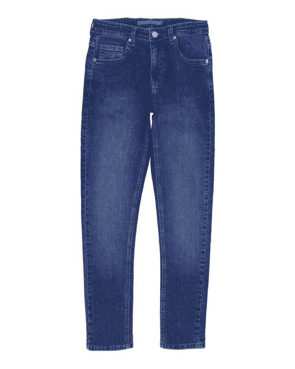 Women Dark Blue Slim Fit Denim Jeans - Harwage