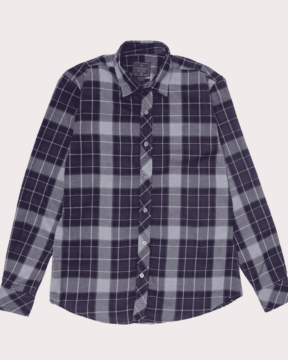 Men Casual Multi Color Checkered Shirt - Harwage