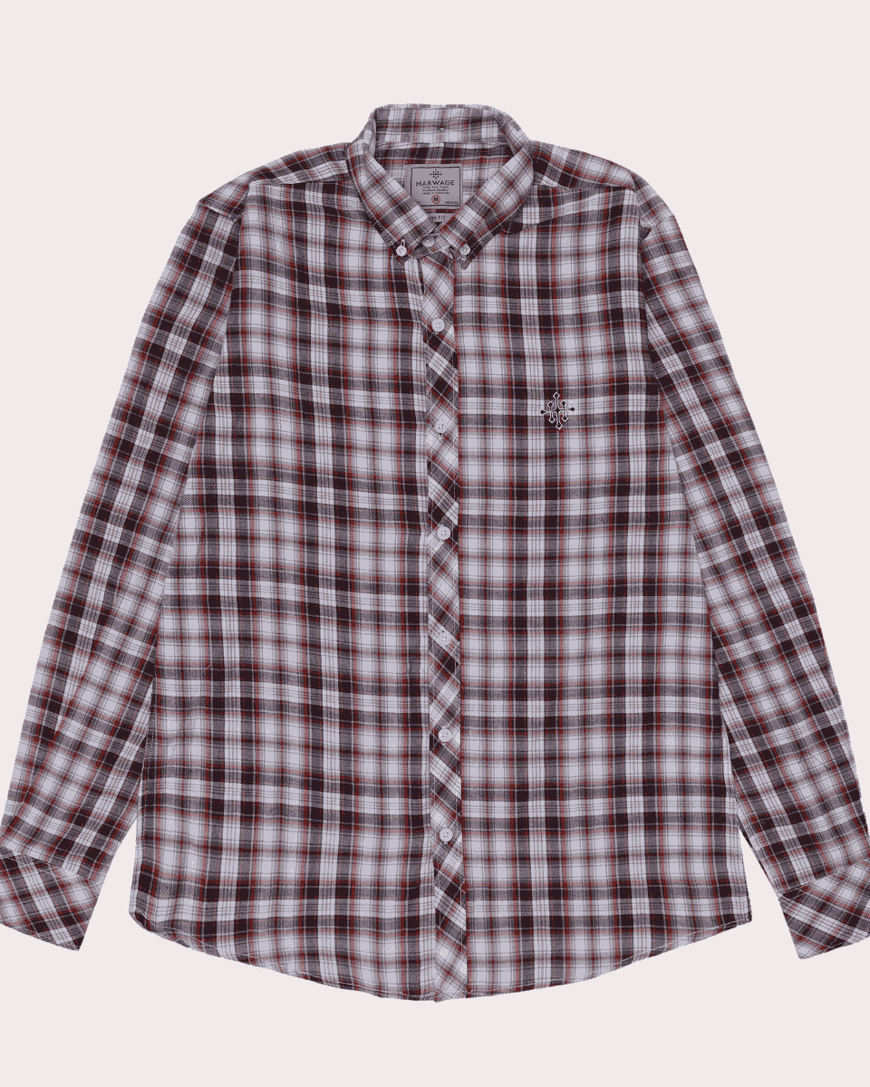 Men Multi-Color Checkered Casual Shirt - Harwage