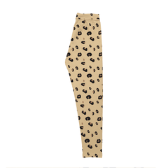 Women Printed AOP Tights – Beige