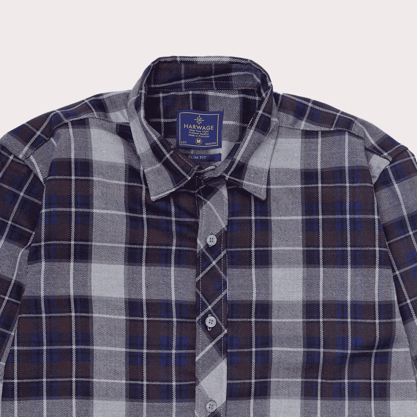 Men Casual Multi Color Checkered Shirt - Harwage