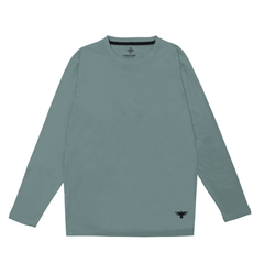 Men Classic Full-Sleeve T-Shirt - Grey