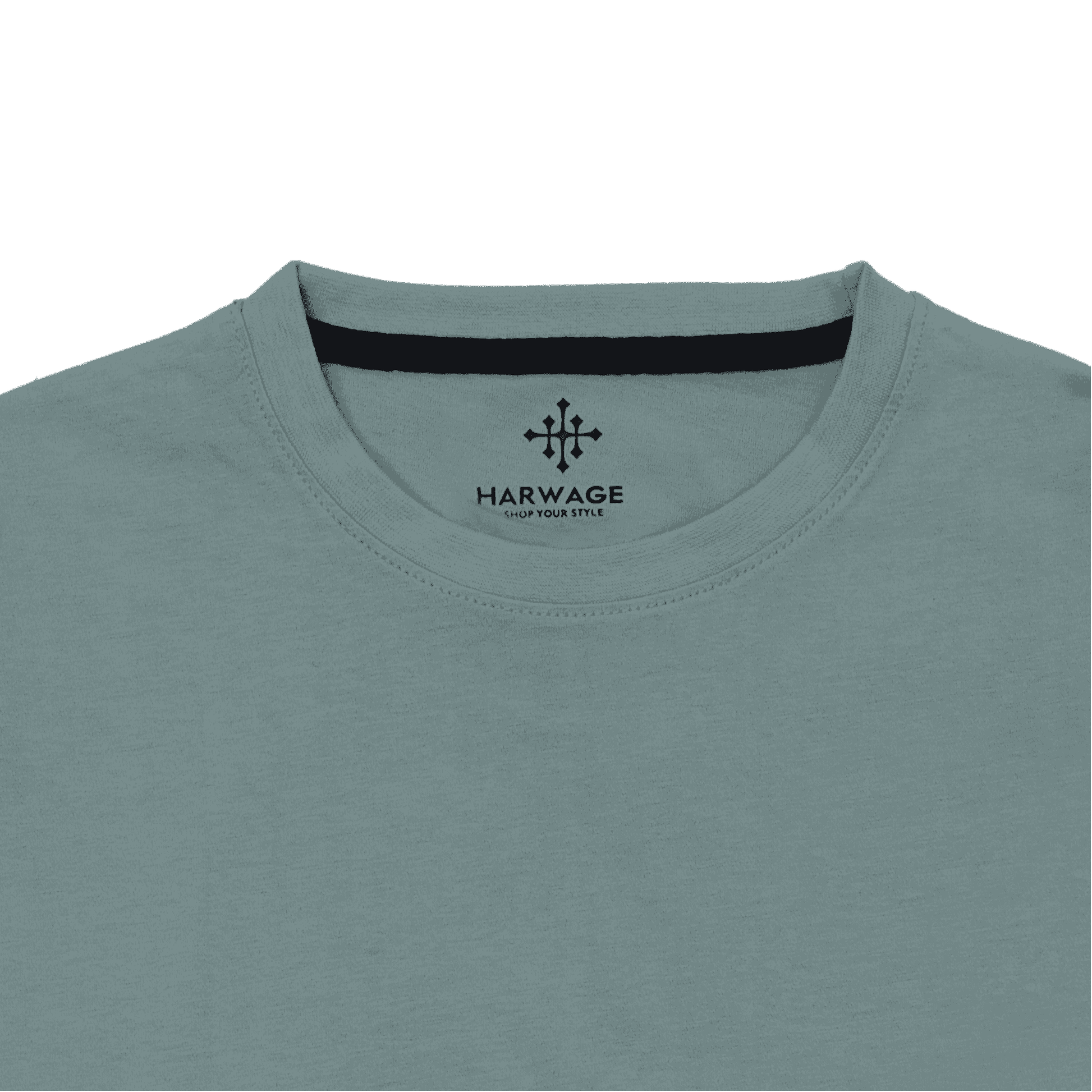 Men Classic Full-Sleeve T-Shirt - Grey - Harwage