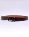 Women Basic Buckle Belt – Brown - Harwage