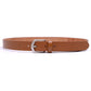 Women Basic Buckle Belt – Burnt Sienna Mustard - Harwage