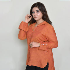 Women Basic Half Placket Shirt – 3 Colors