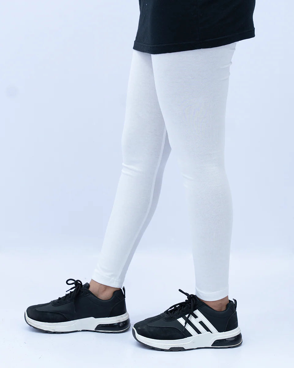 White Plain Tights