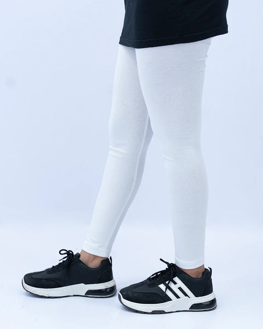 White Plain Tights