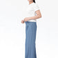 Wide Leg Denim Palazzo - LT Blue