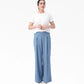 Wide Leg Denim Palazzo - LT Blue