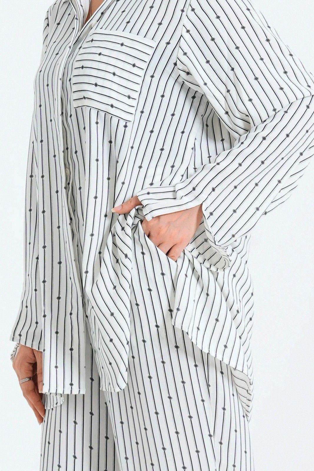 Women Co ord Set - White