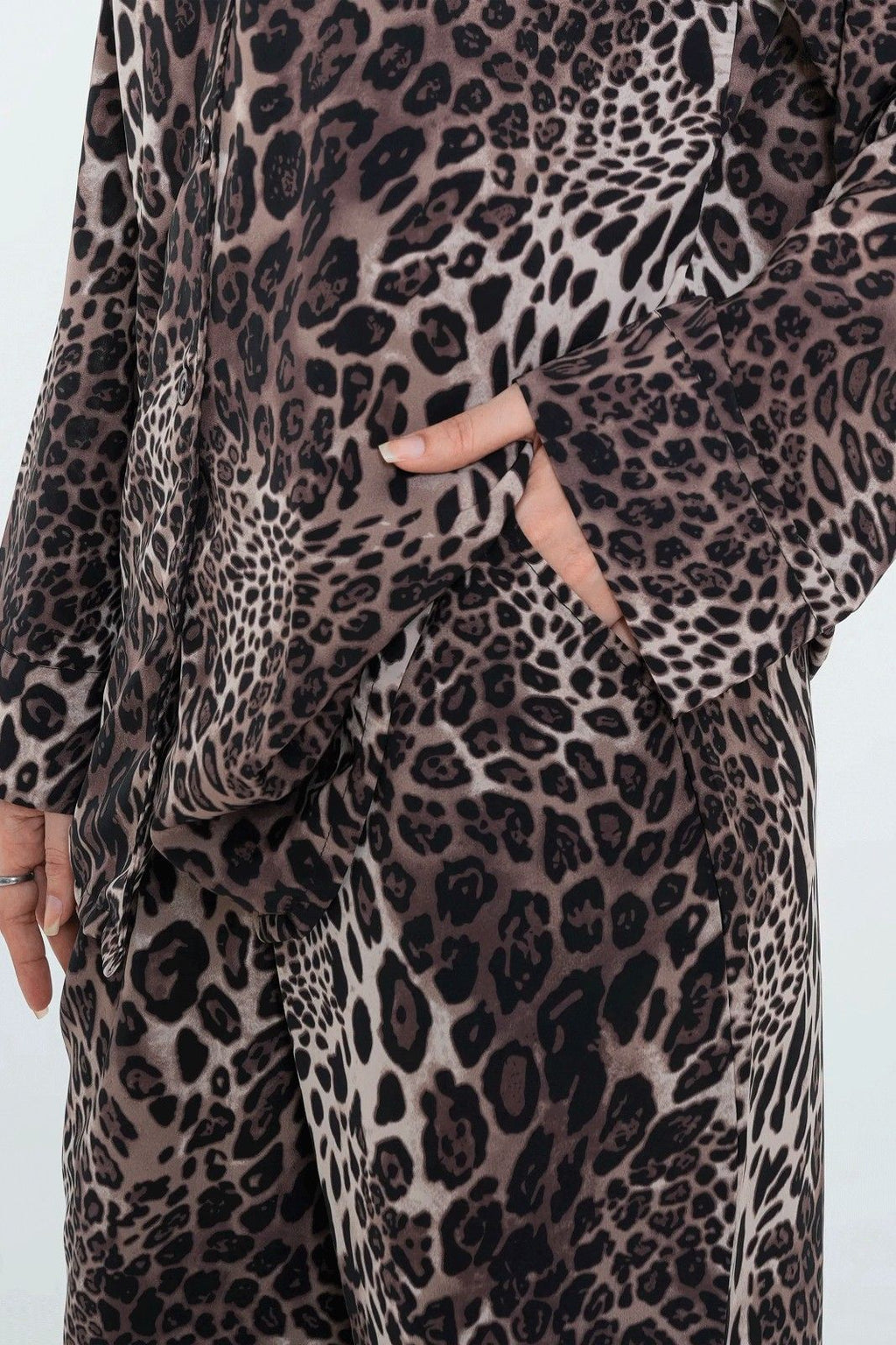 Women Leopard Print Co-Ord Set