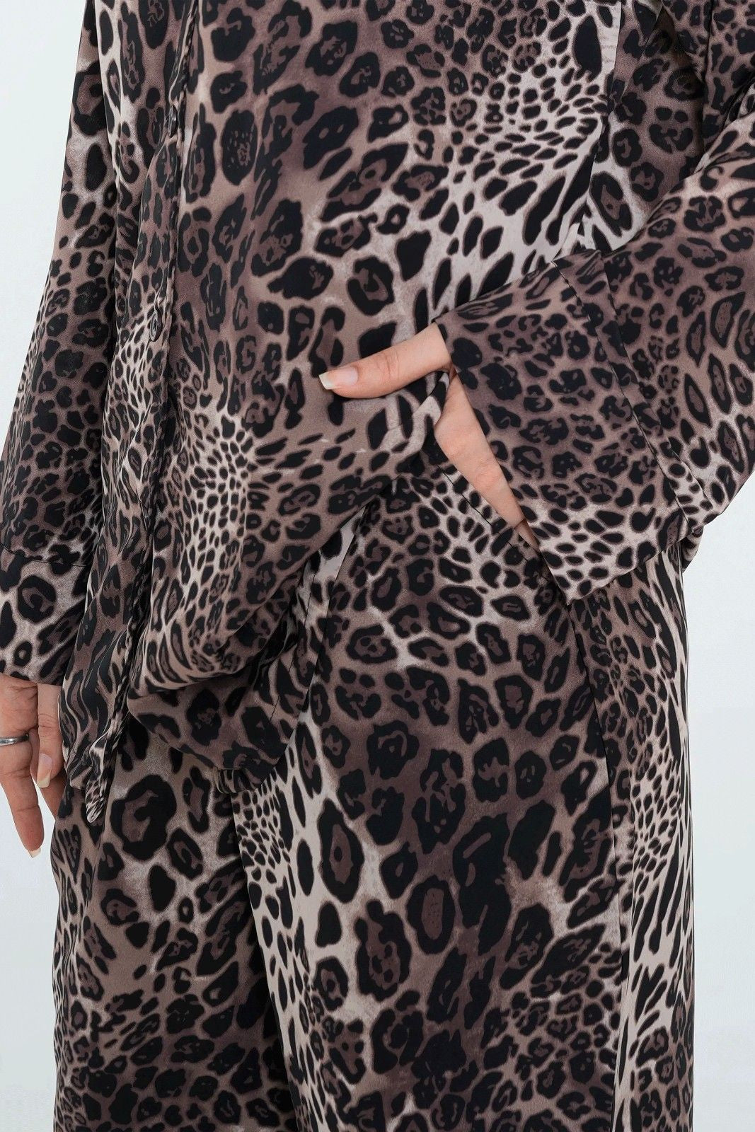 Women Leopard Print Co-Ord Set