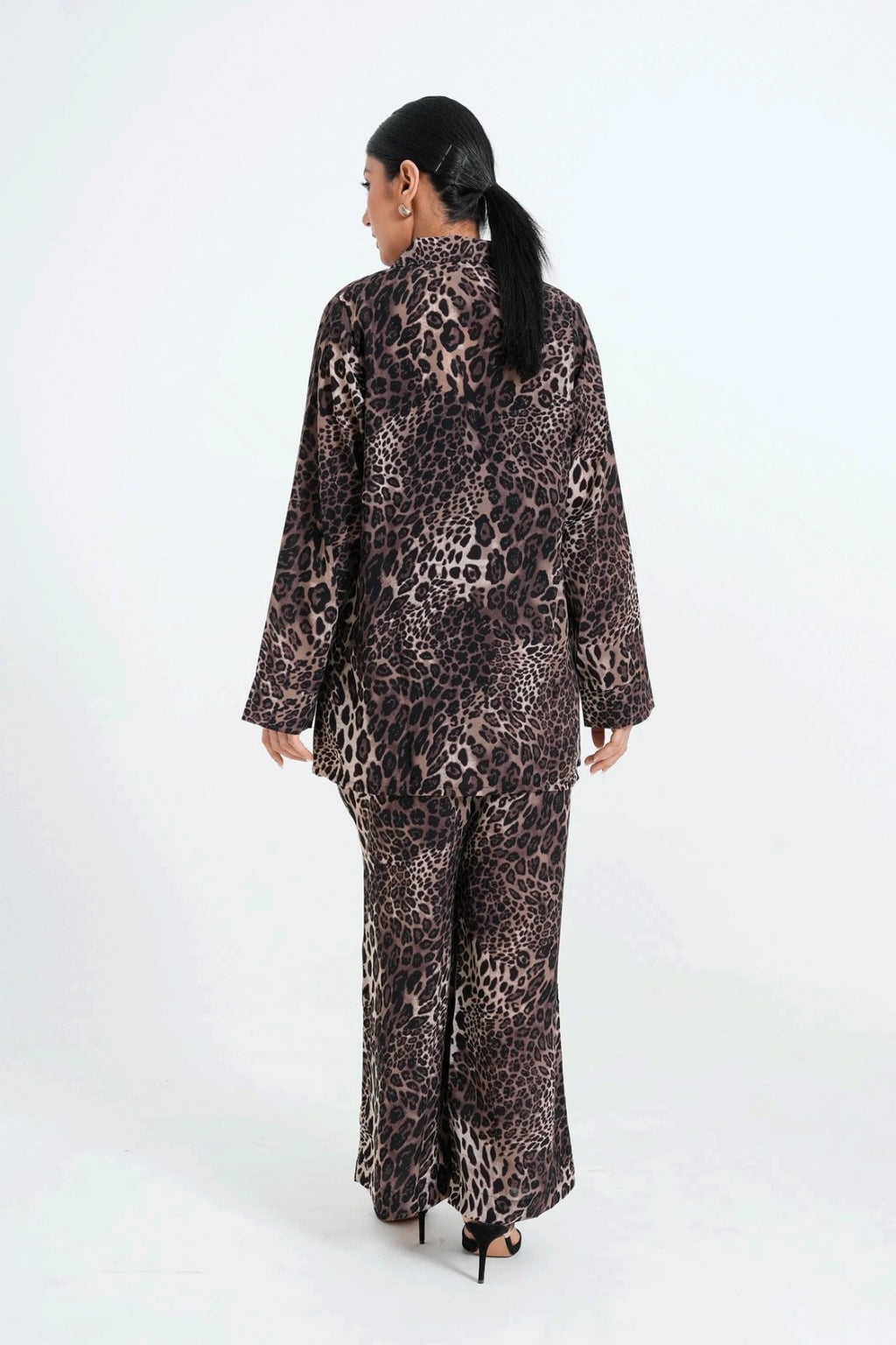 Women Leopard Print Co-Ord Set