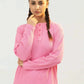 Women Plain Co-Ord Set - Pink