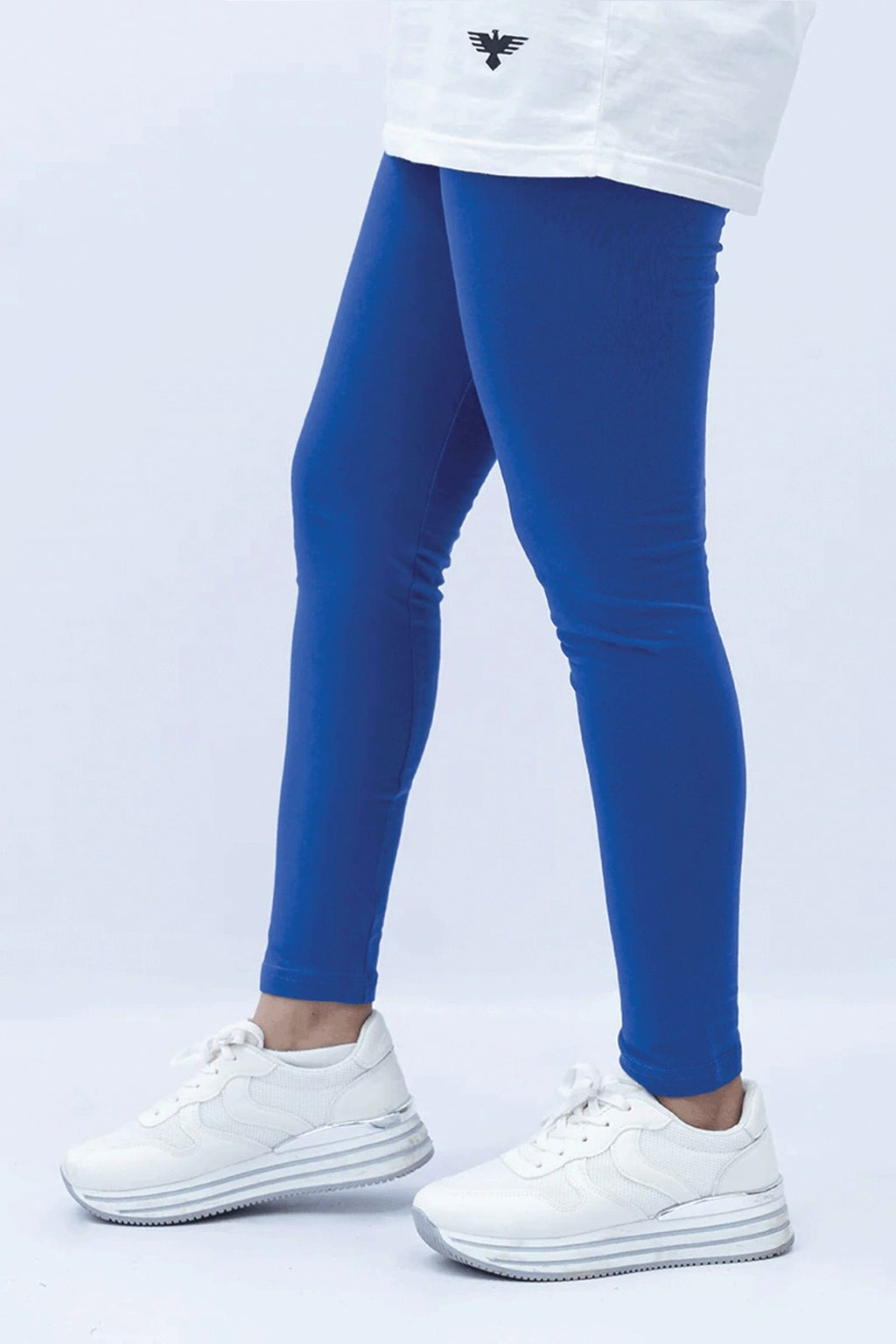 Women Plain Tights - Violet Indigo