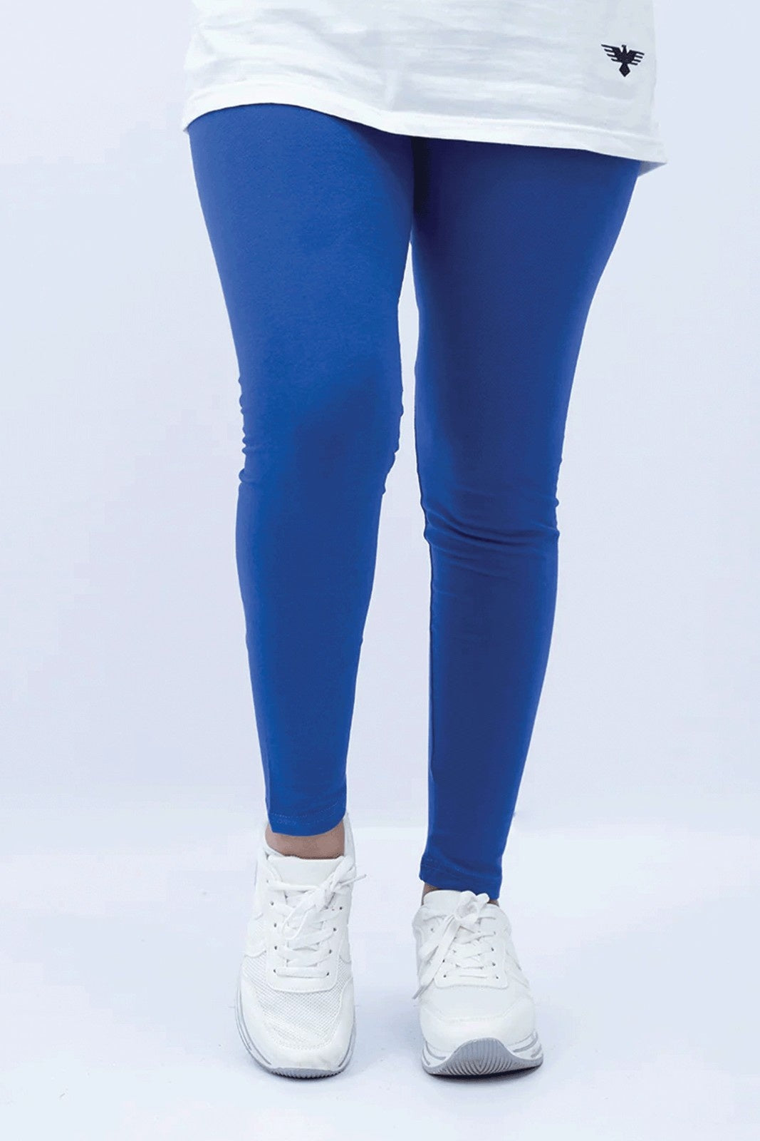 Women Plain Tights - Violet Indigo