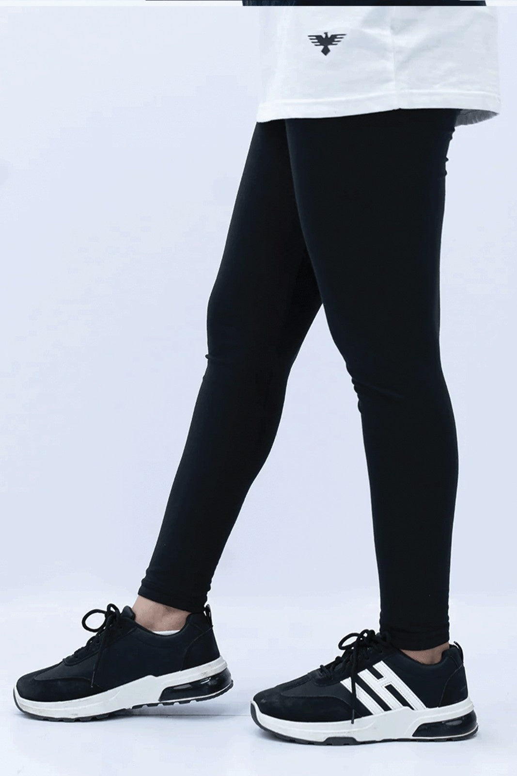 Women Plain Tights - Black