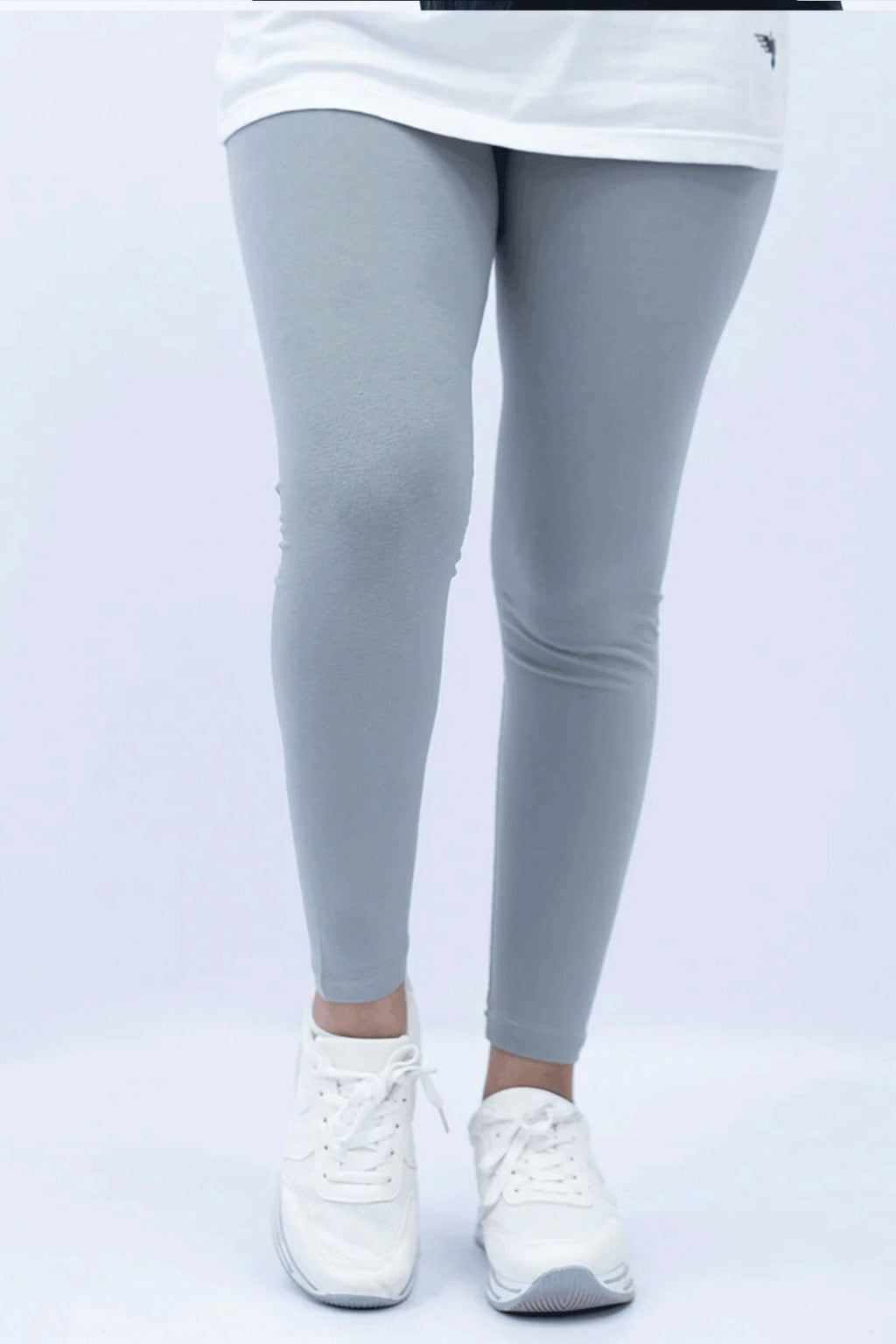Women Plain Tights - Grey