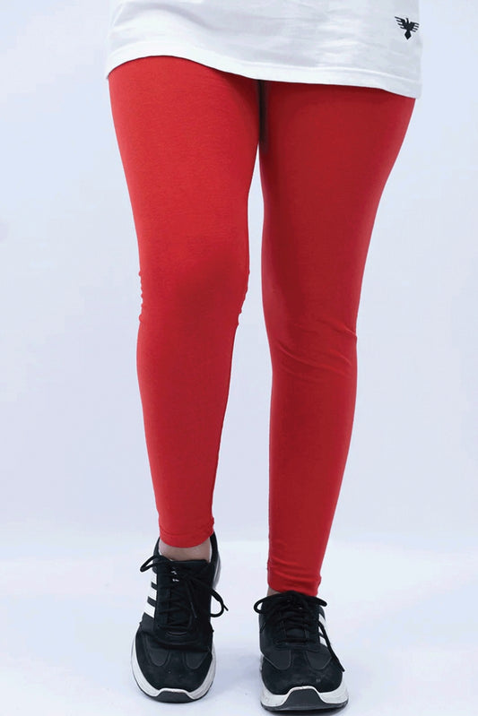 Women Plain Tights – Red