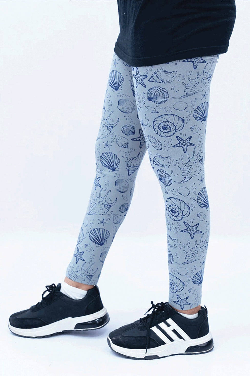 Women Printed Leggings – Grey