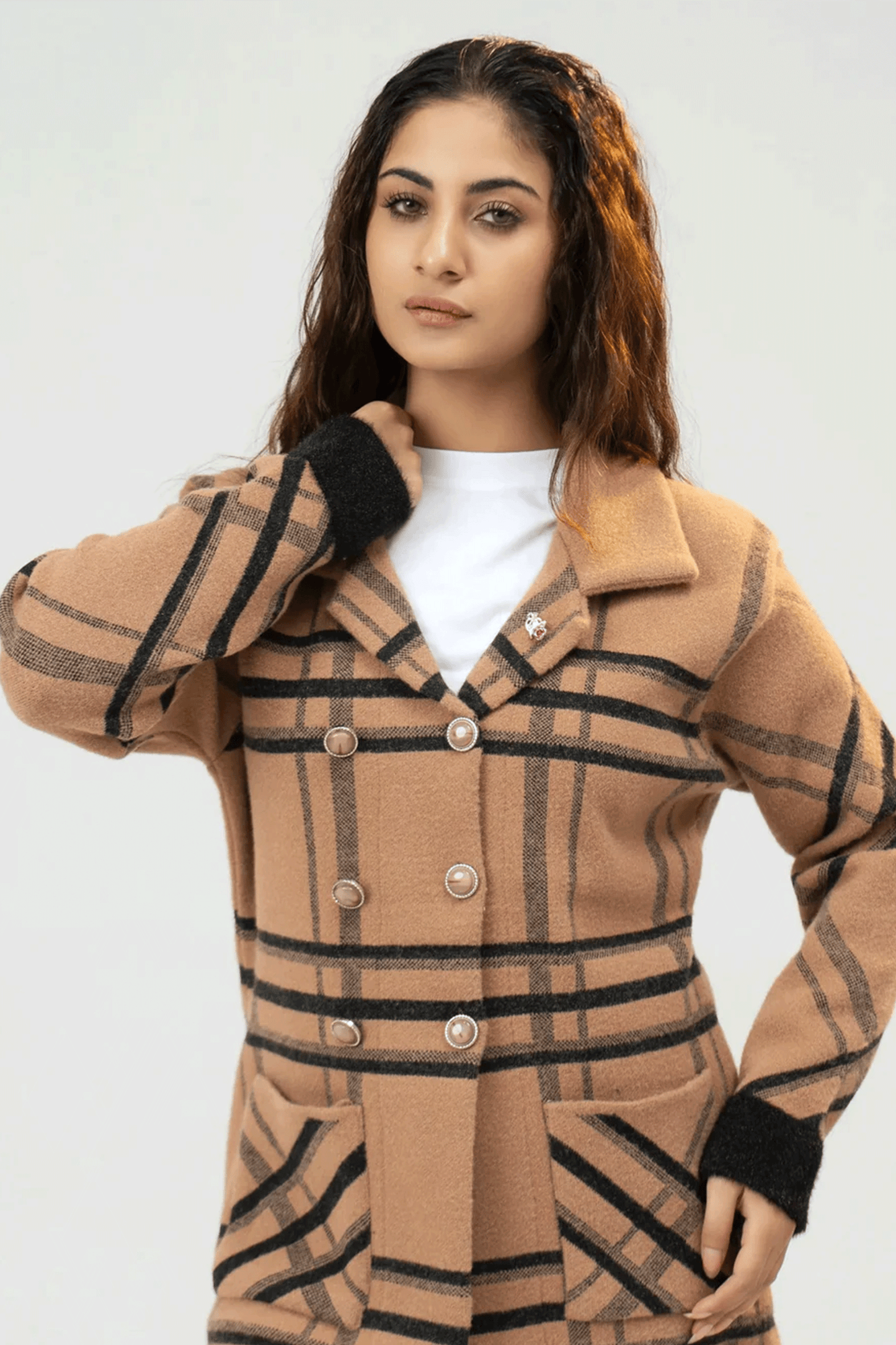 Women Regular Fit Jersey – Beige