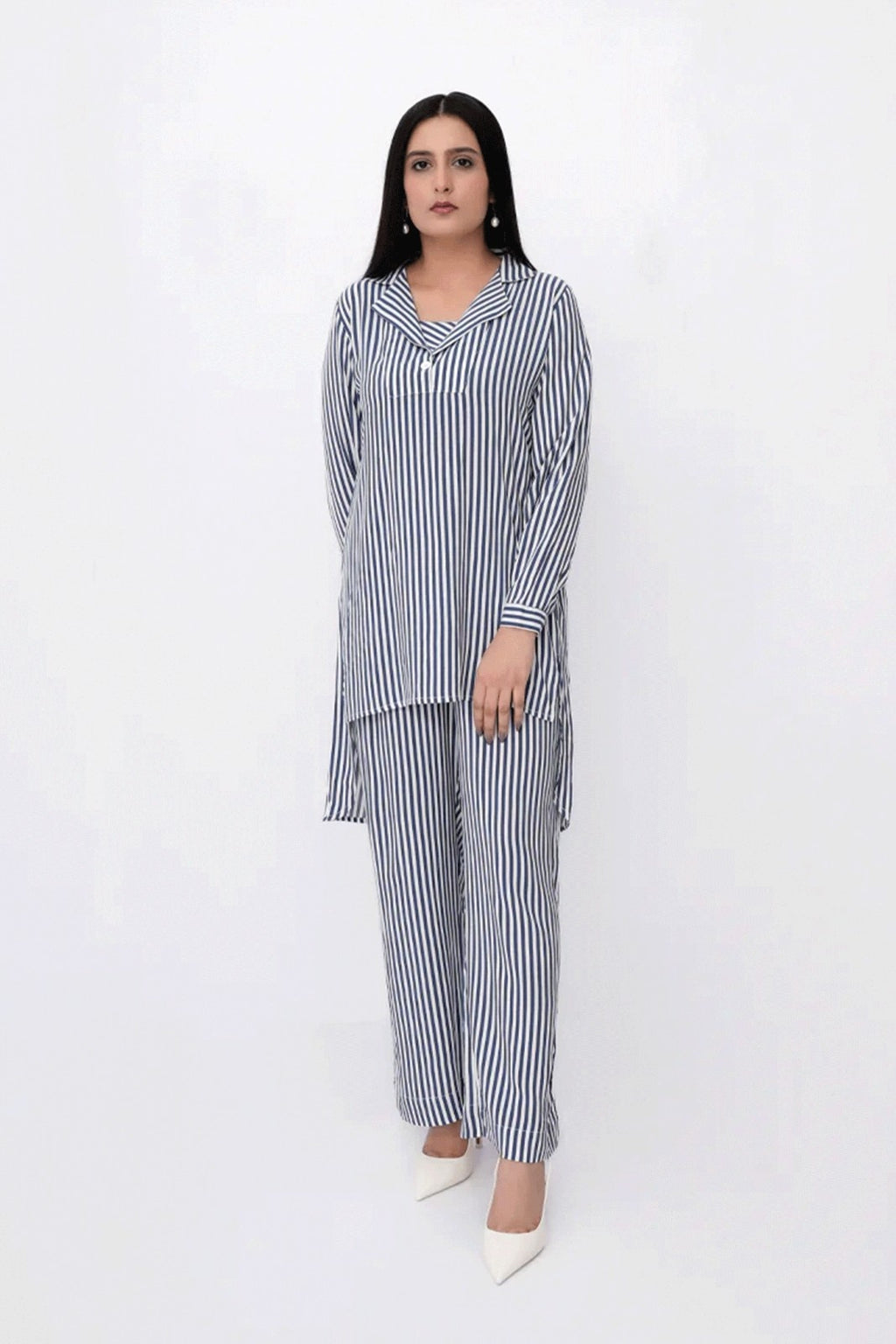 Women Stylish Co-Ord Set	- Blue