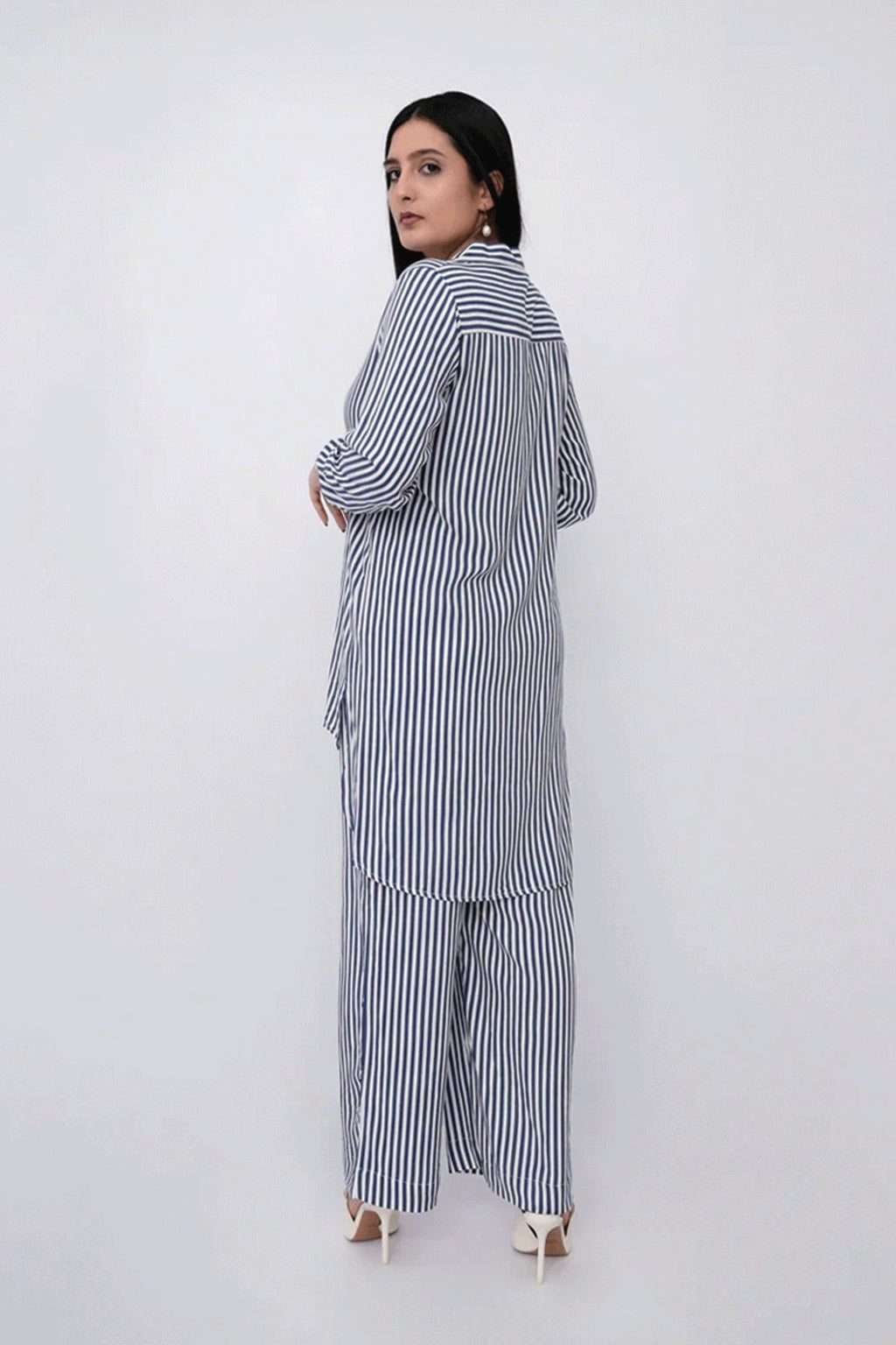 Women Stylish Co-Ord Set	- Blue