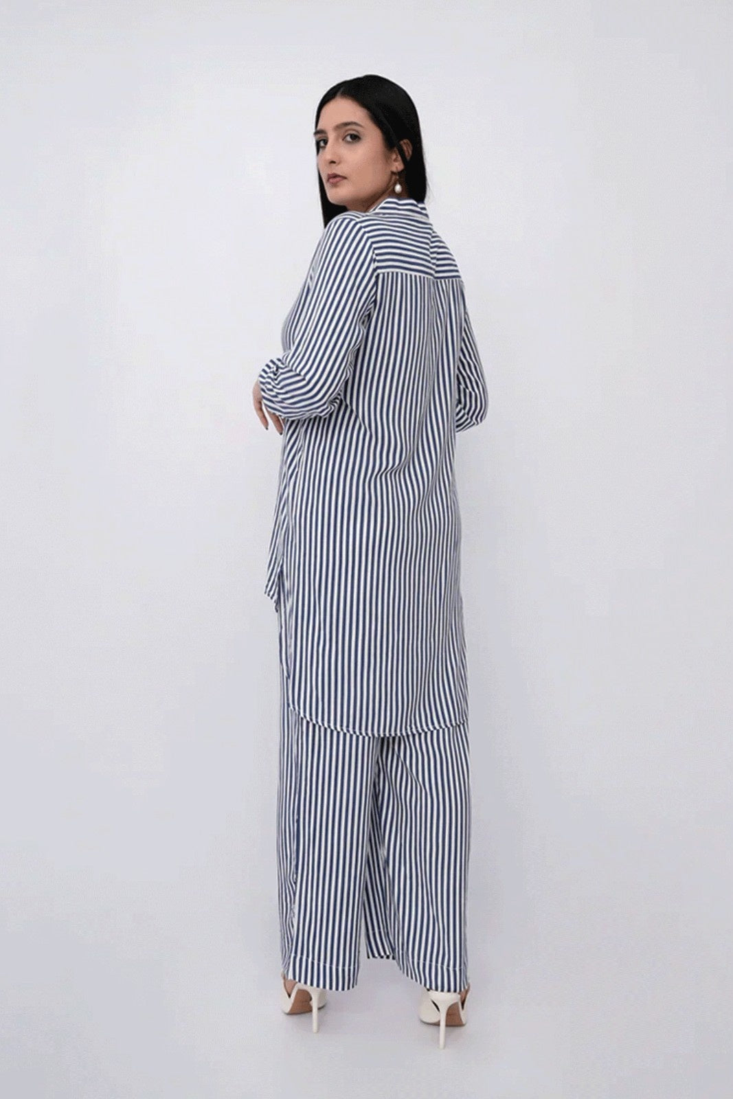 Women Stylish Co-Ord Set	- Blue