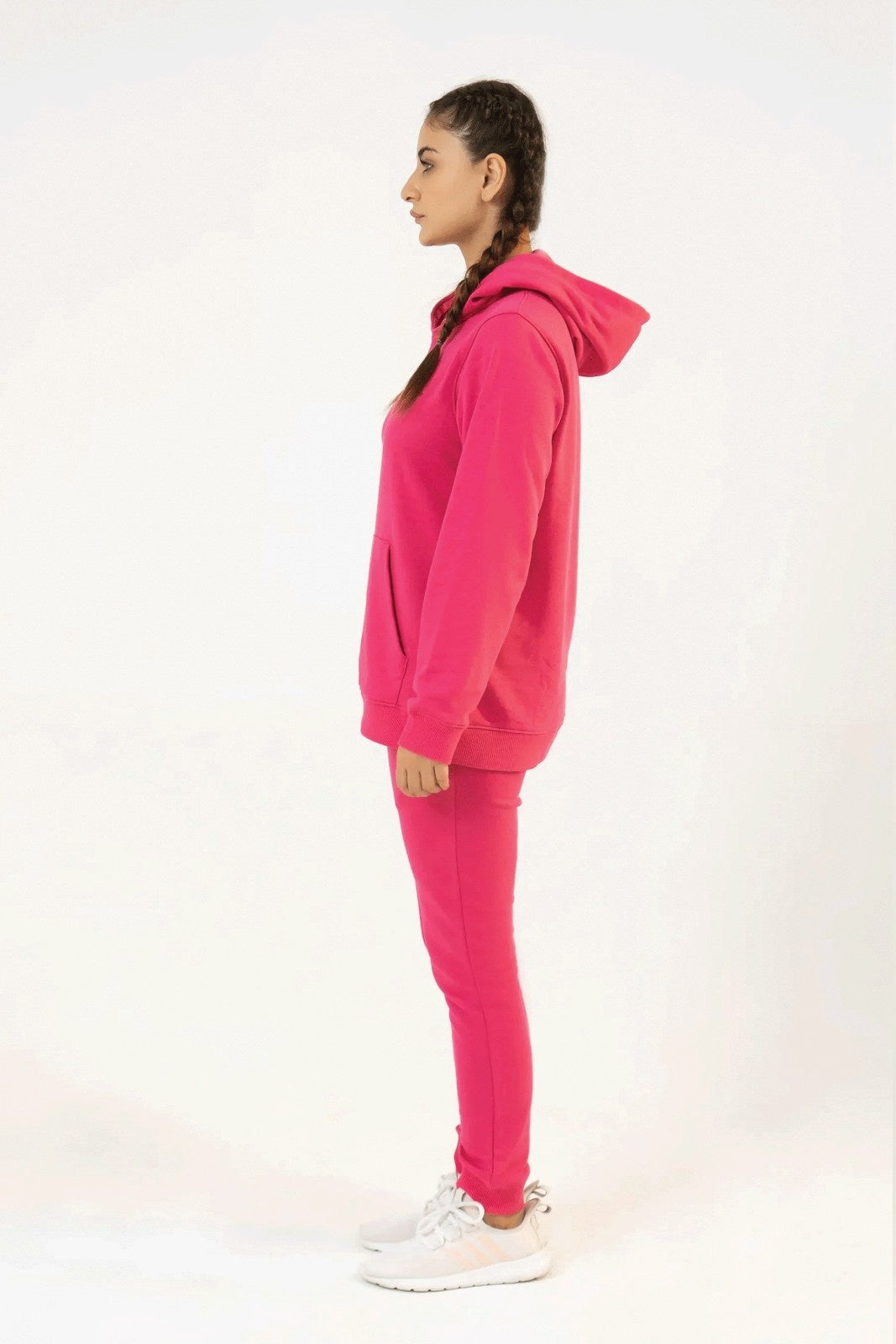 Women Tracksuit Regular - Fuchsia Pink