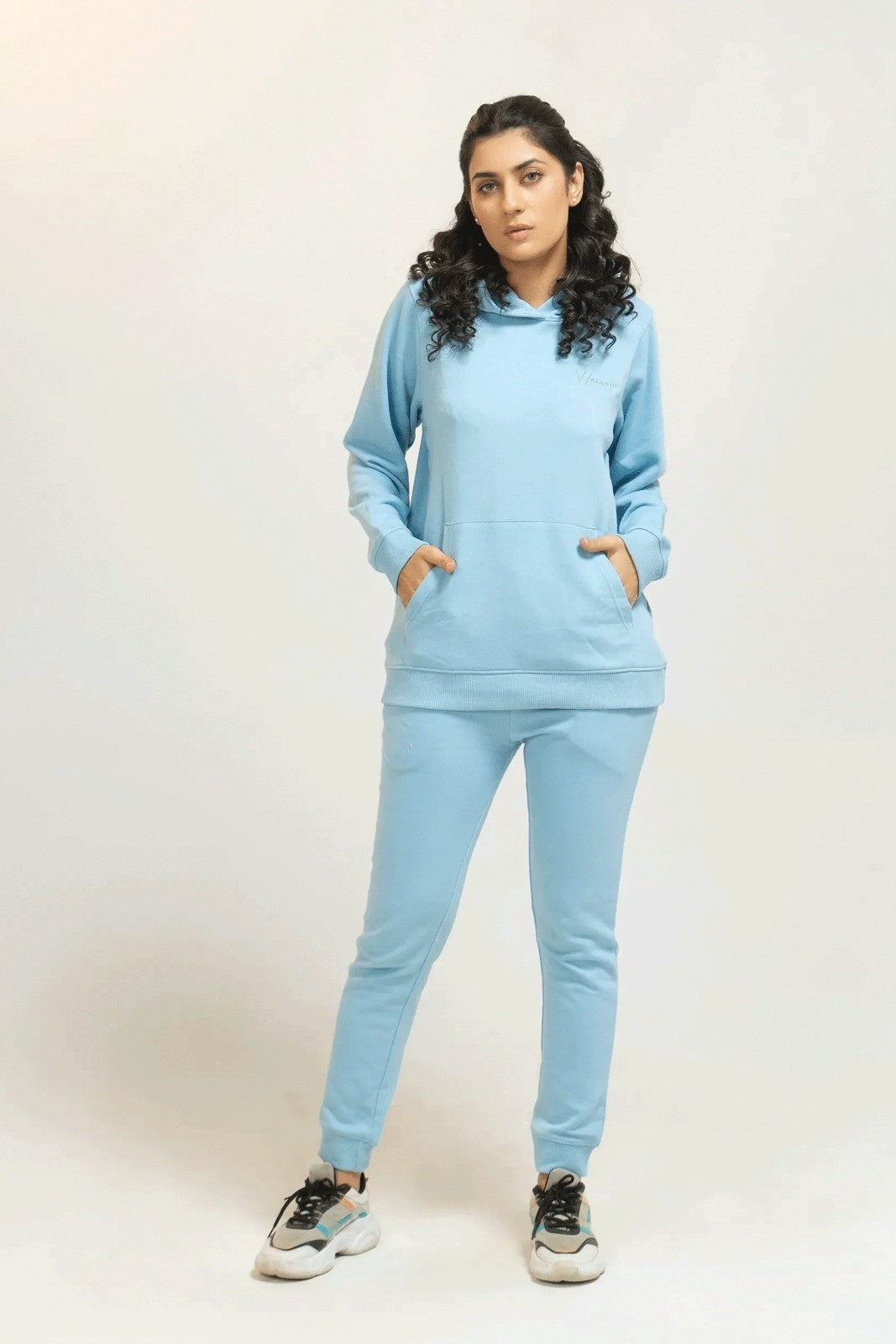 Women Tracksuit Regular - Sky Blue