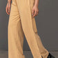 Women Trouser Wide Leg - Latte