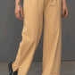 Women Trouser Wide Leg - Latte