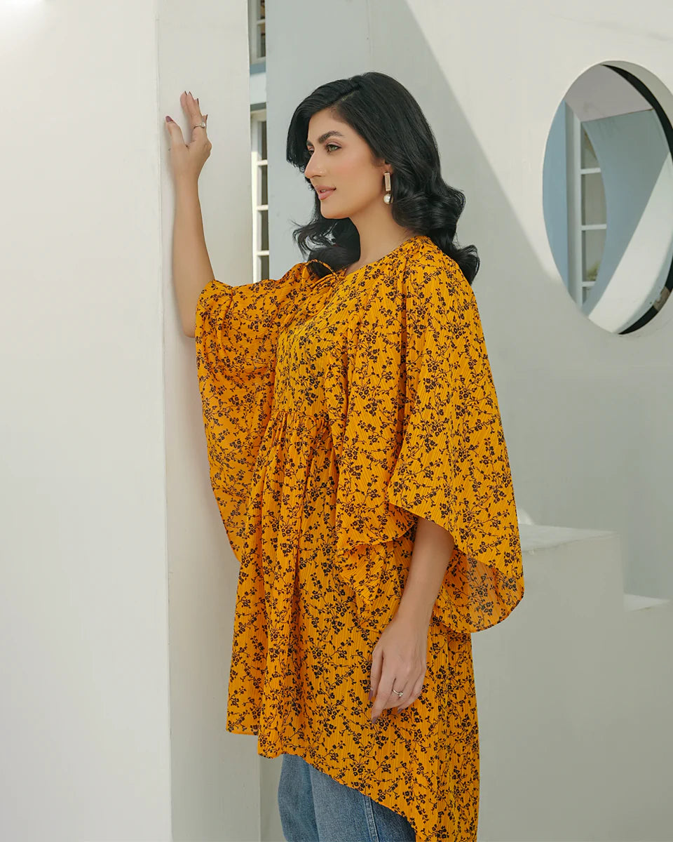 Women Long Shirts - Orange